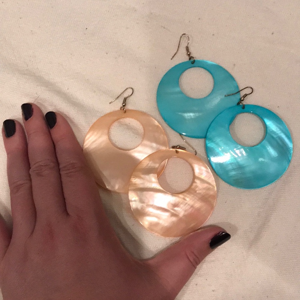 3 for $20 Colorful Large Round Earrings